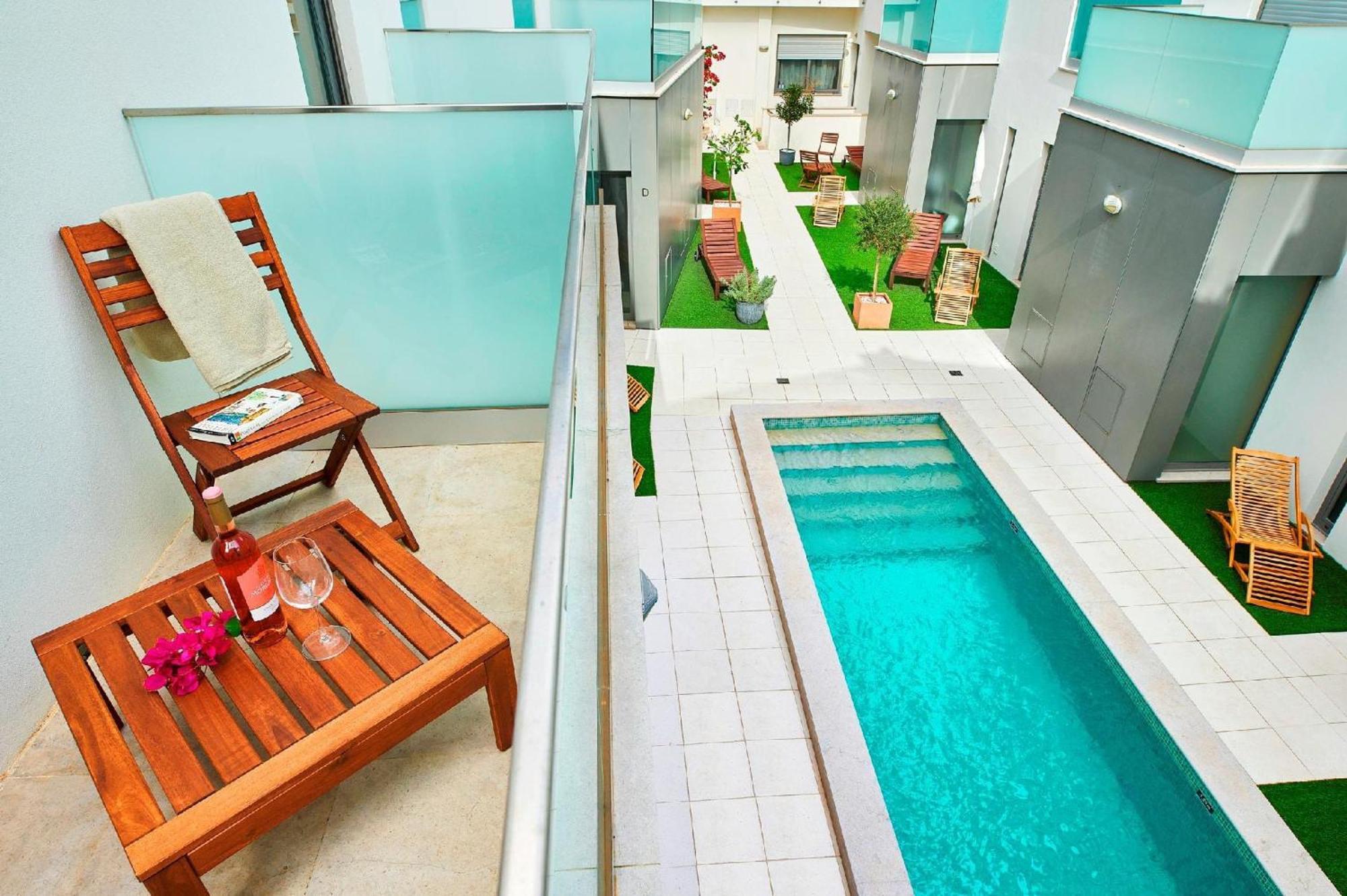 Вилла Beautiful Town Centre Townhouse With Shared Pool Тавира Экстерьер фото